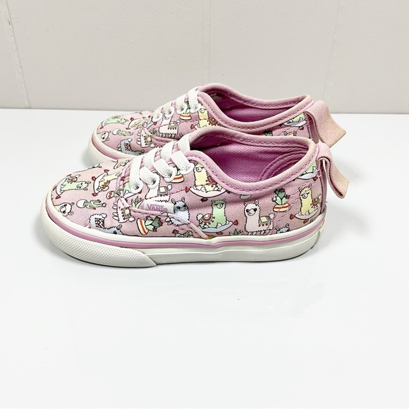 Vans Toddler Lama Shoes Size 6 Girls Pink - Picture 4 of 9